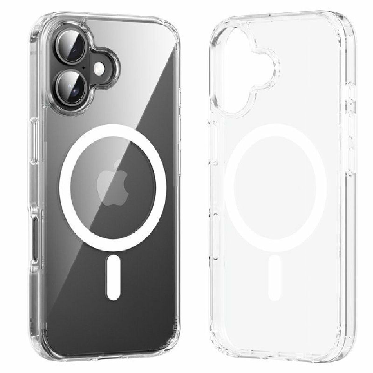 Mobilfodral Vention KUGT0-10 iPhone 16 Transparent