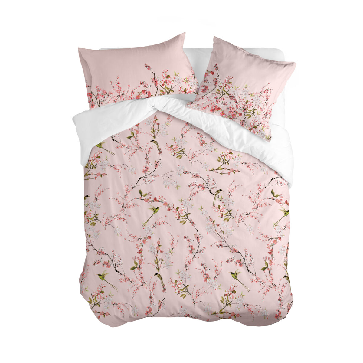 Påslakan HappyFriday Chinoiserie rose Multicolour 260 x 240 cm - 7
