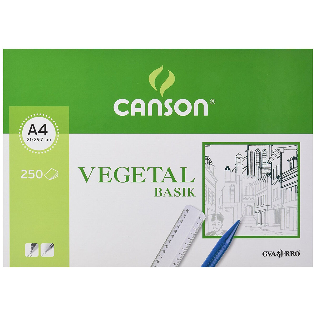 Kalkerpapper Canson Basik A4 90 g/m² 210 x 297 mm - 2