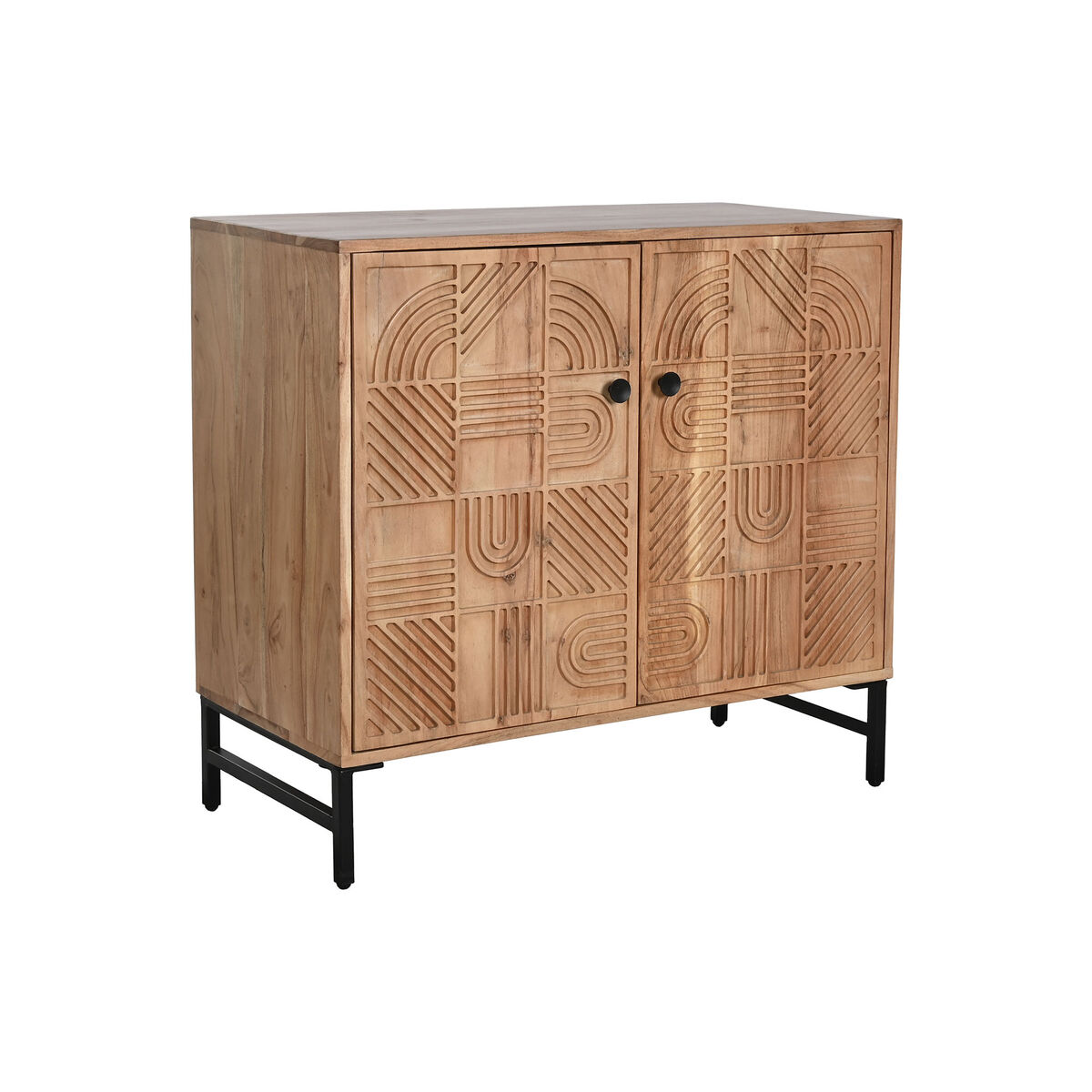 Skänk Home ESPRIT Brun Svart 88 x 40 x 80 cm