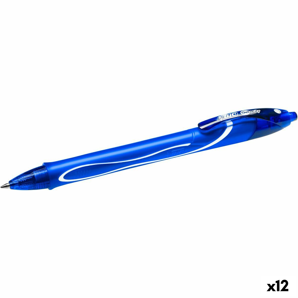 Gelpenna Bic Gel-ocity Quick Dry Blå 0,3 mm (12 antal)