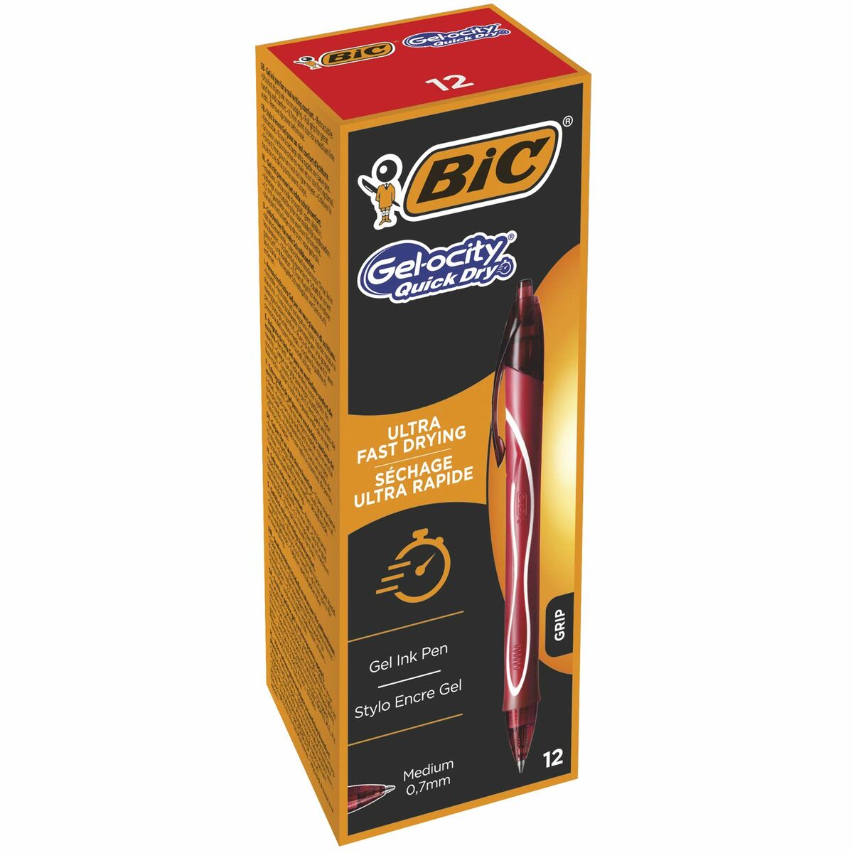 Gelpenna Bic Gel-ocity Quick Dry Blå 0,3 mm (12 antal) - 5