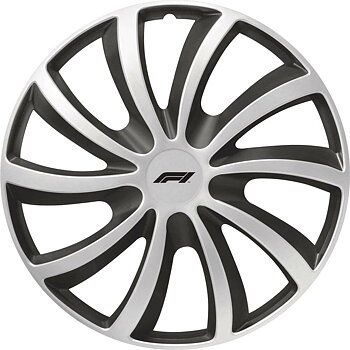Navkapsel FORMULA 1 10849 Silver 16" 4 uds
