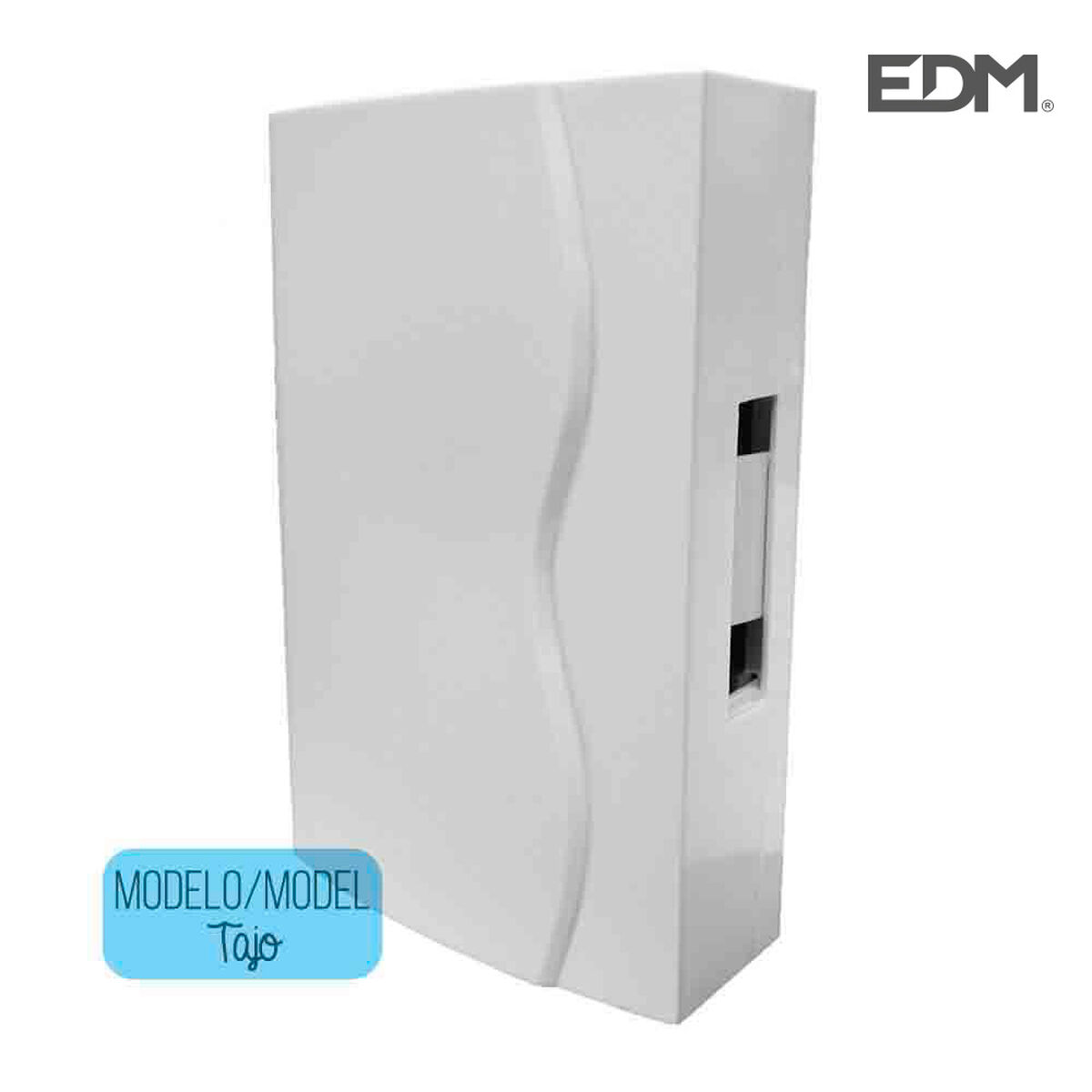 Dörrklocka EDM 49203 Tajo 80 dB 117 x 105 x 49 mm Musik (110-230 V) (110 - 230 V) - 2