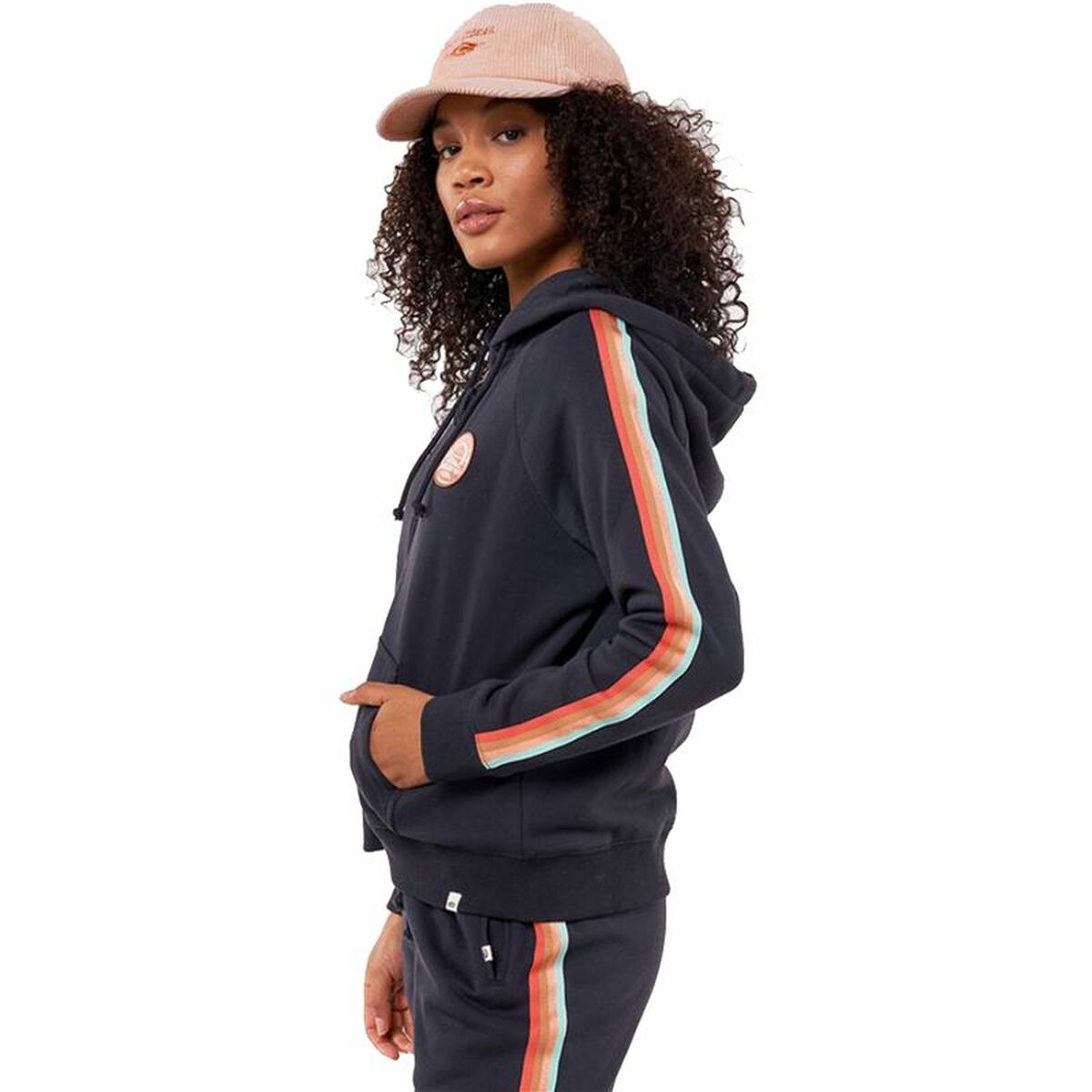 Tröja med huva Dam Rip Curl Full Zip Striped - 6