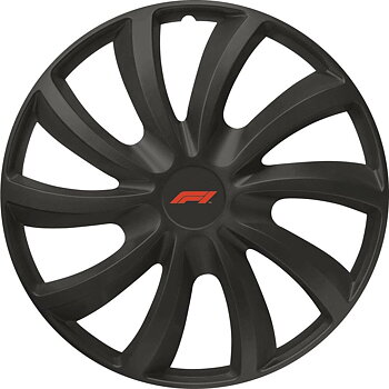 Navkapsel FORMULA 1 10852 Svart 16" 4 uds