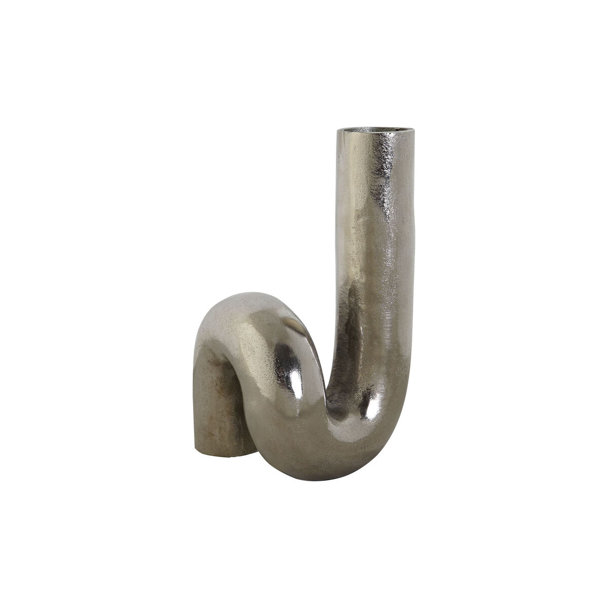 Vas DKD Home Decor Silvrig Aluminium 15 x 15 x 26 cm - 2