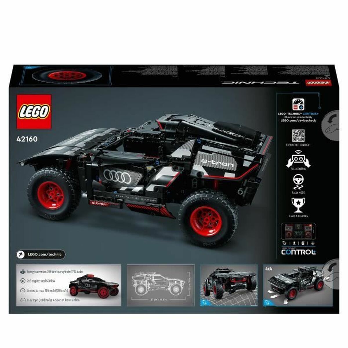 Byggsats Lego Audi RS Q e-tron Multicolour - 12