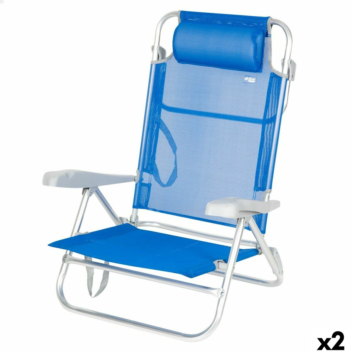 Strandstol Aktive 47 x 82 x 49 cm (2 antal)