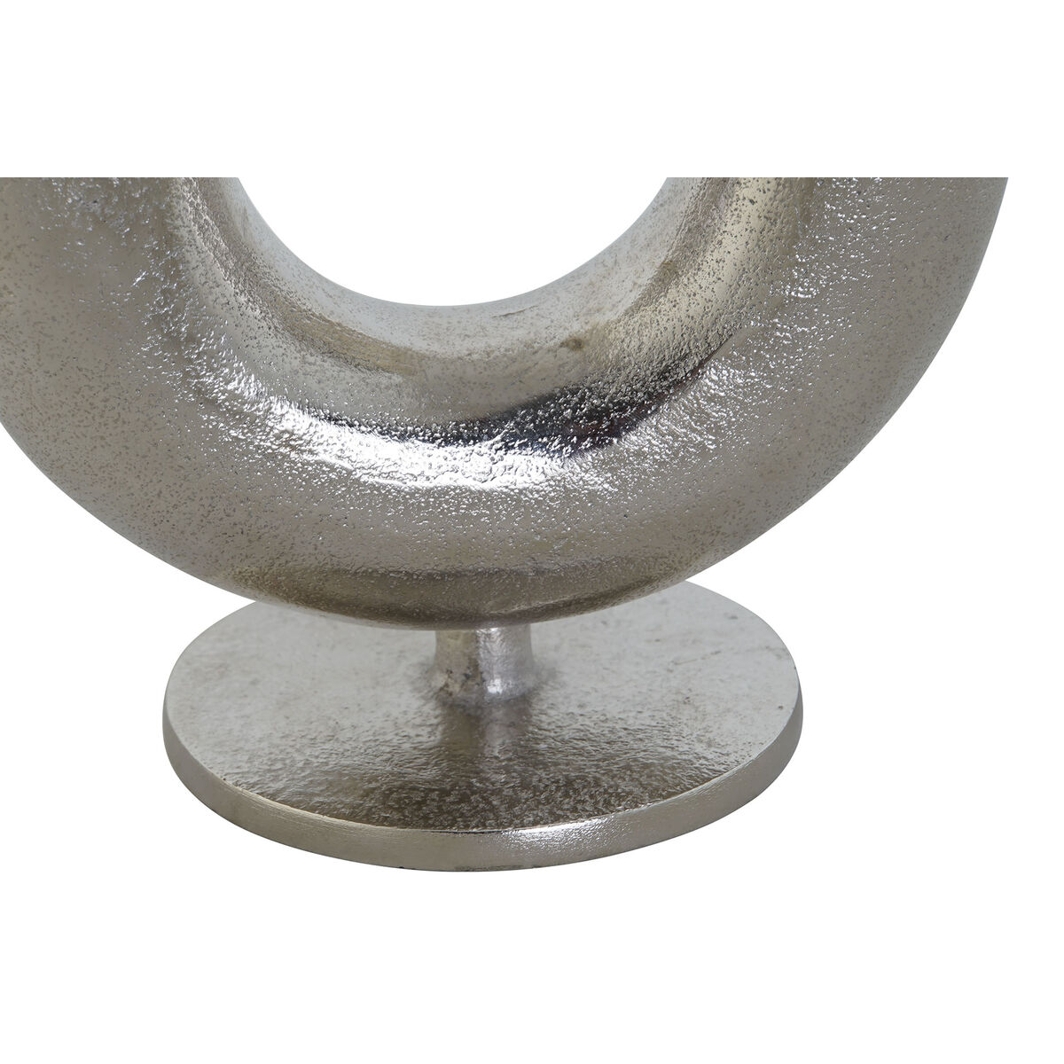 Vas DKD Home Decor Silvrig Aluminium 19 x 11 x 17 cm - 2
