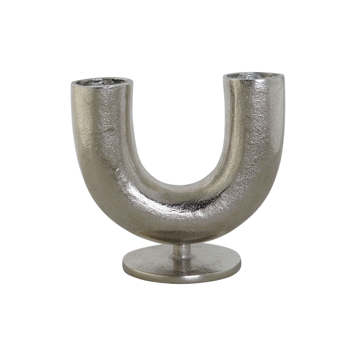 Vas DKD Home Decor Silvrig Aluminium 19 x 11 x 17 cm - 4