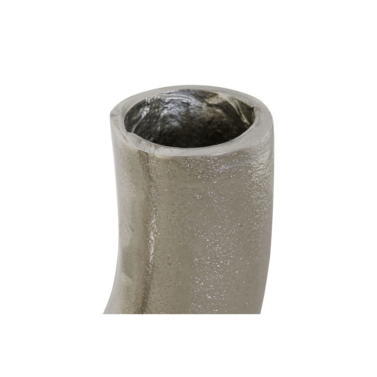 Vas DKD Home Decor Silvrig Aluminium 19 x 11 x 17 cm - 5