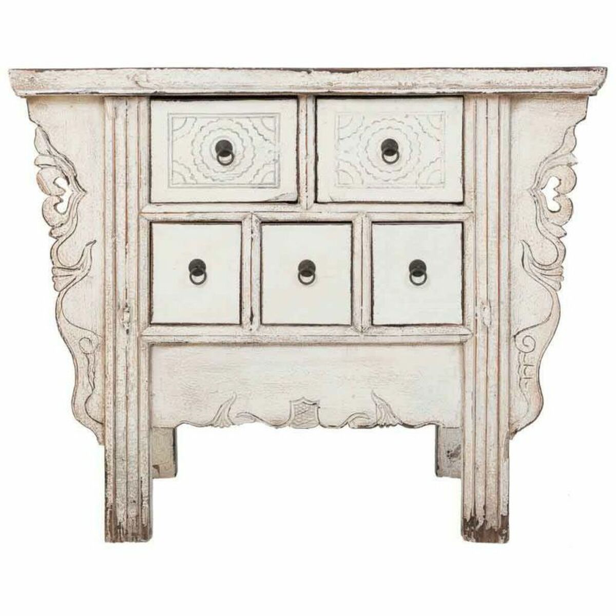 Mottagare Alexandra House Living Vit 45 x 80 x 101 cm - 3