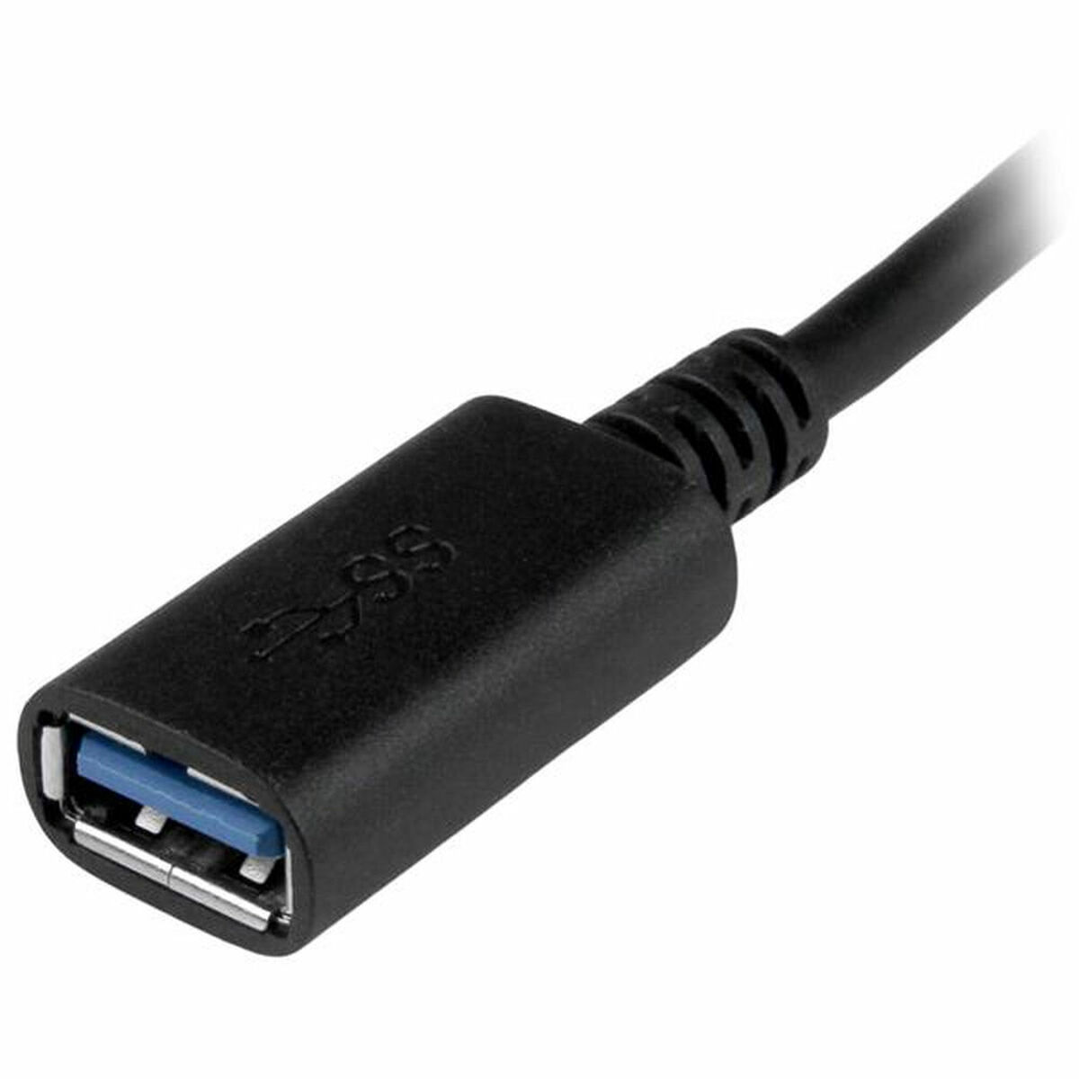 USB A till USB C Kabel Startech USB31CAADP           Svart - 2