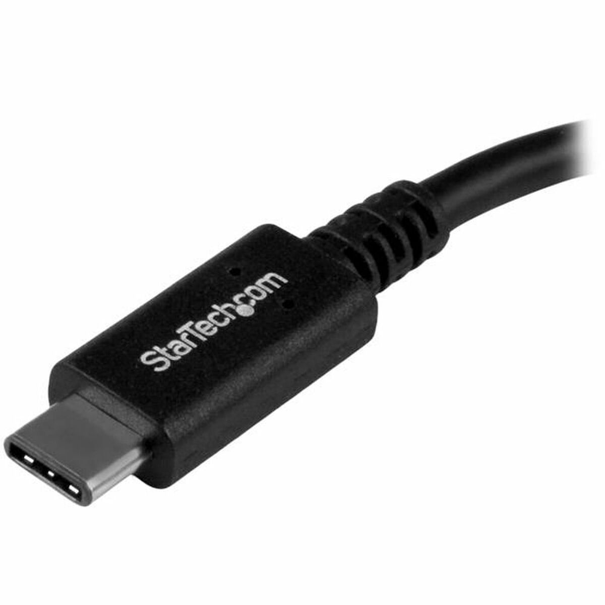 USB A till USB C Kabel Startech USB31CAADP           Svart - 3