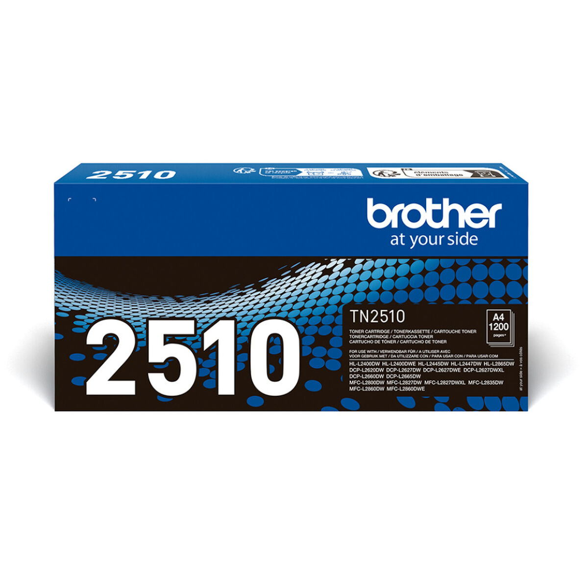 Toner Brother TN2510 Svart - 3