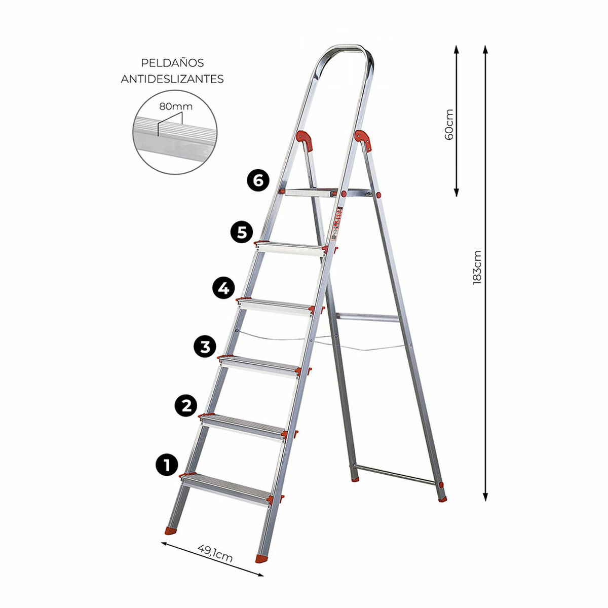 Trappa Rolser Aluminium - 5