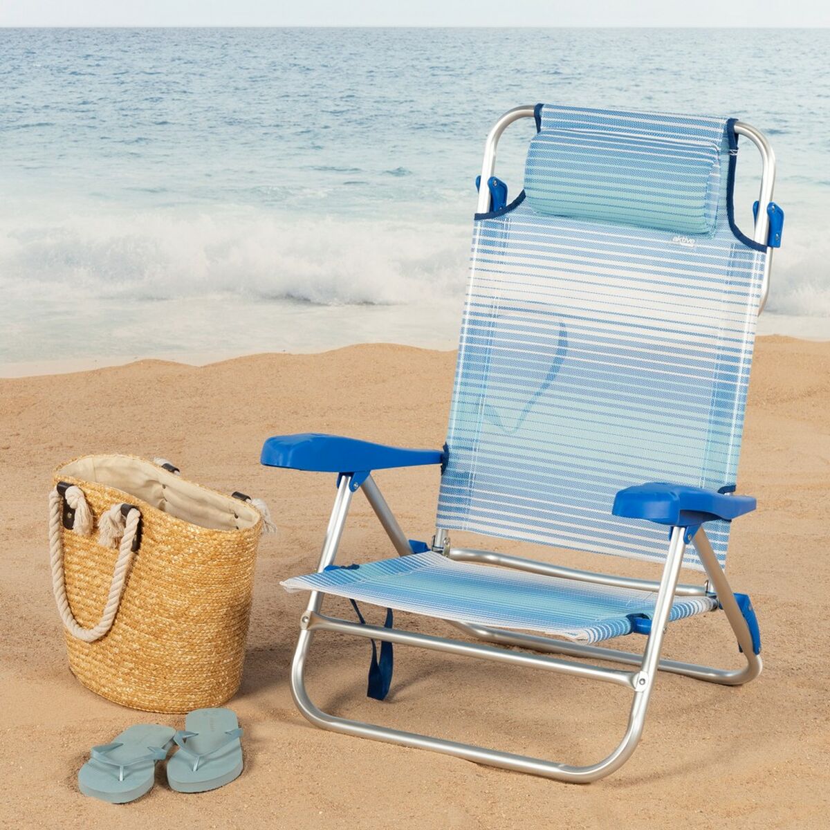 Strandstol Aktive 47 x 82 x 49 cm (2 antal) - 3