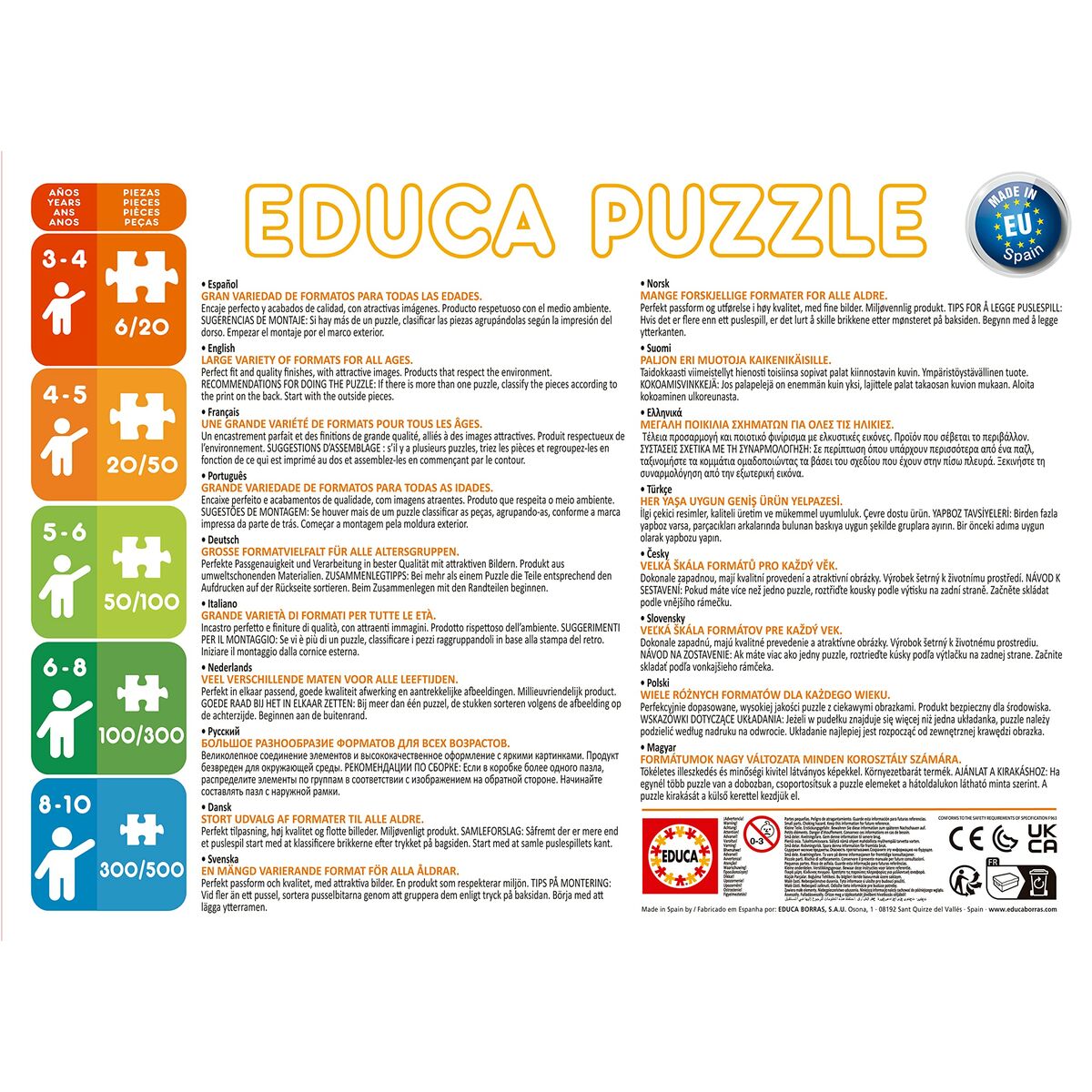 Set 4 pussel Educa Disney - 3