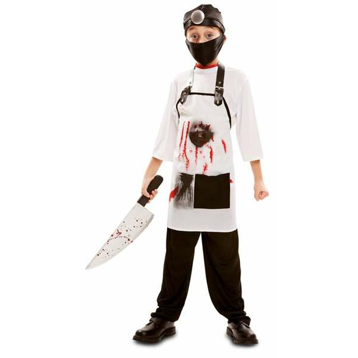 Maskeraddräkt för barn My Other Me Blodig doktor 10-12 år (4 Delar) - 4