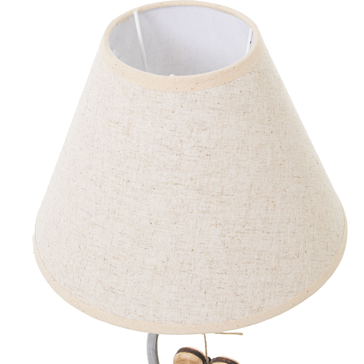 Bordslampa Alexandra House Living Vit Metall 40 W 23 x 48 x 23 cm - 5