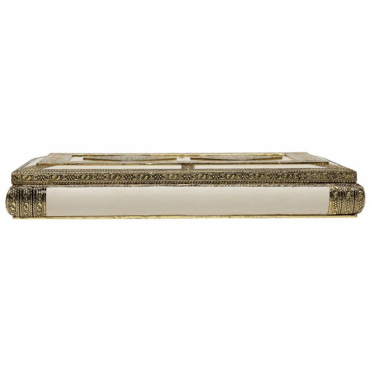 Smyckeskrin Alexandra House Living Vit Aluminium Trä MDF 25 x 6 x 38 cm - 4