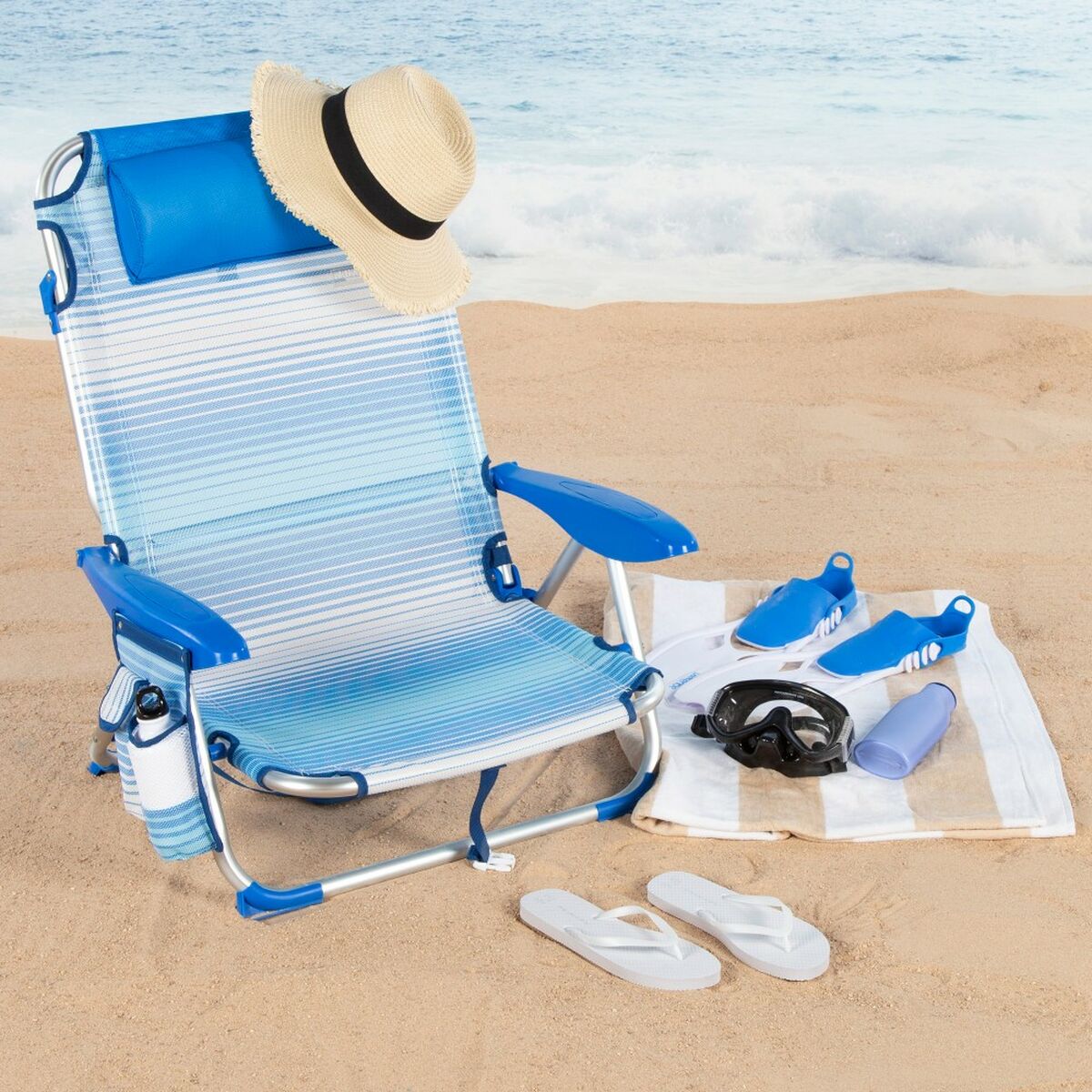 Strandstol Aktive 51 x 76 x 45 cm (2 antal) - 3