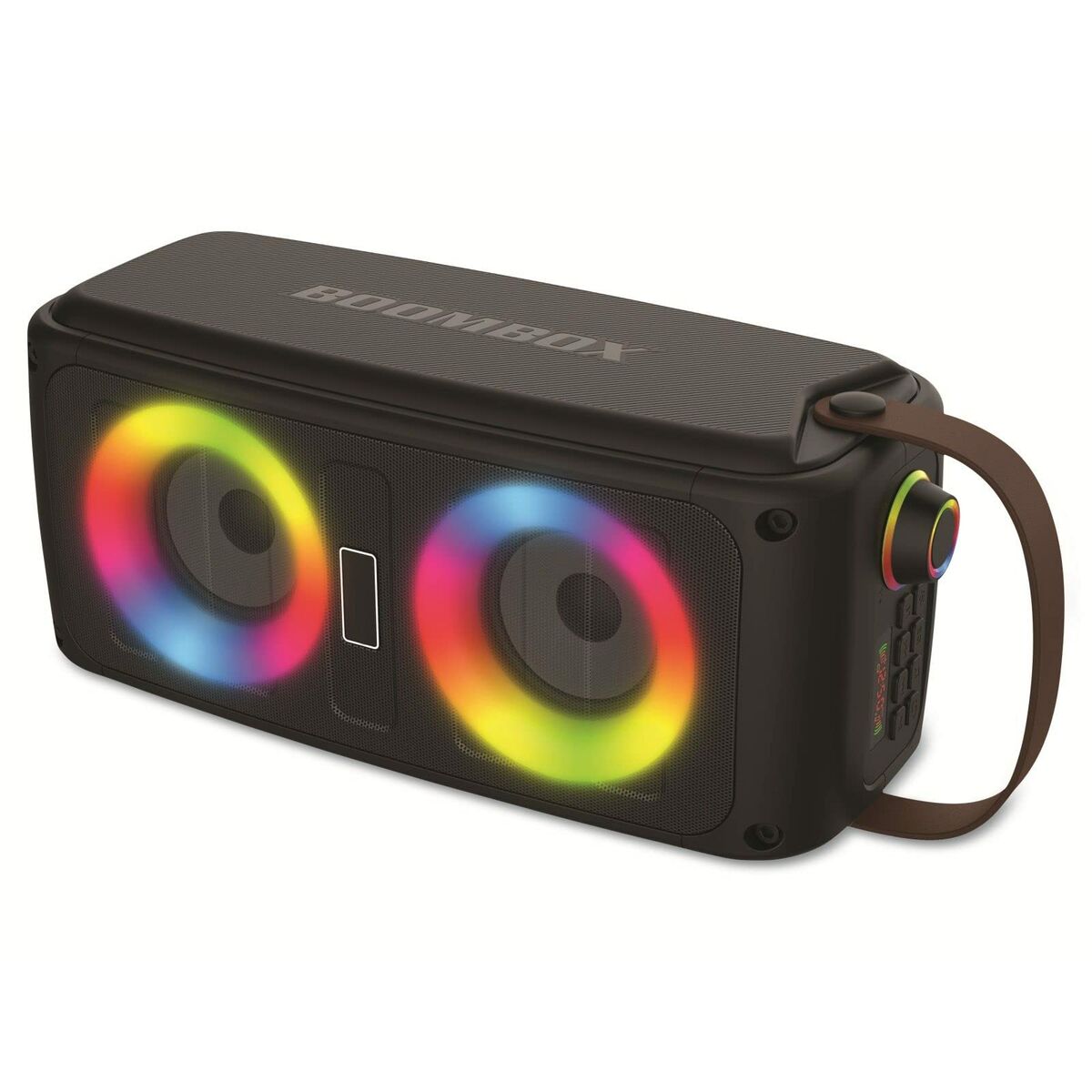 Bärbar Bluetooth Högtalare Denver Electronics Svart LED RGB - 2
