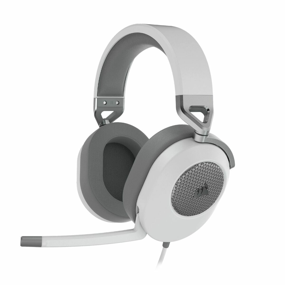 Hörlurar med Mikrofon Corsair HS65 SURROUND Vit