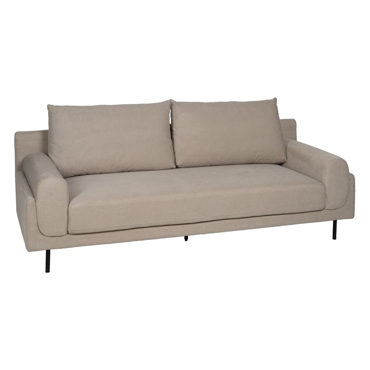 Soffa Beige-brun (taupe) 216 x 86 x 90 cm