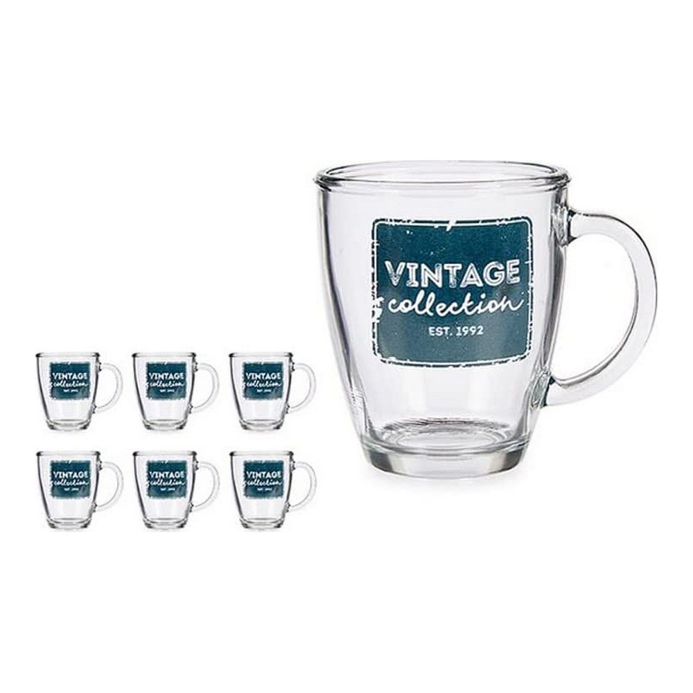 Mugg Vintage Vivalto Transparent 320 ml - 2