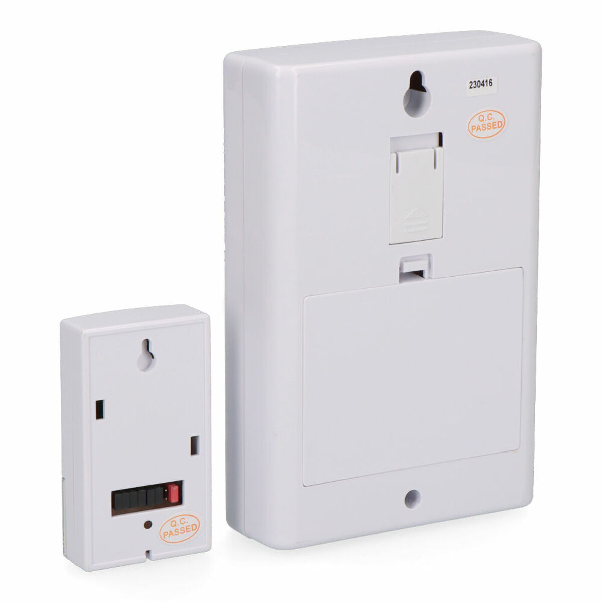 Trådlös dörrklocka med knapp EDM 49303 50 m 80 dB 14,8 x 9,7 x 4 cm (12 V) - 9