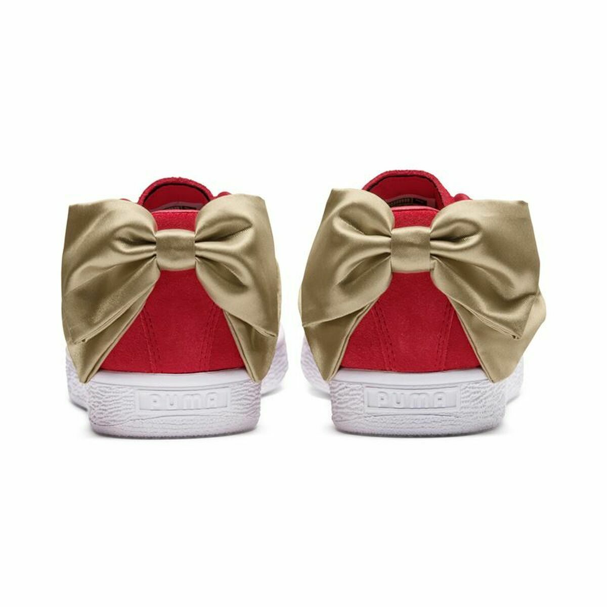 Casual Träningsskor Dam Puma Sportswear Suede Bow Varsity Röd - 11