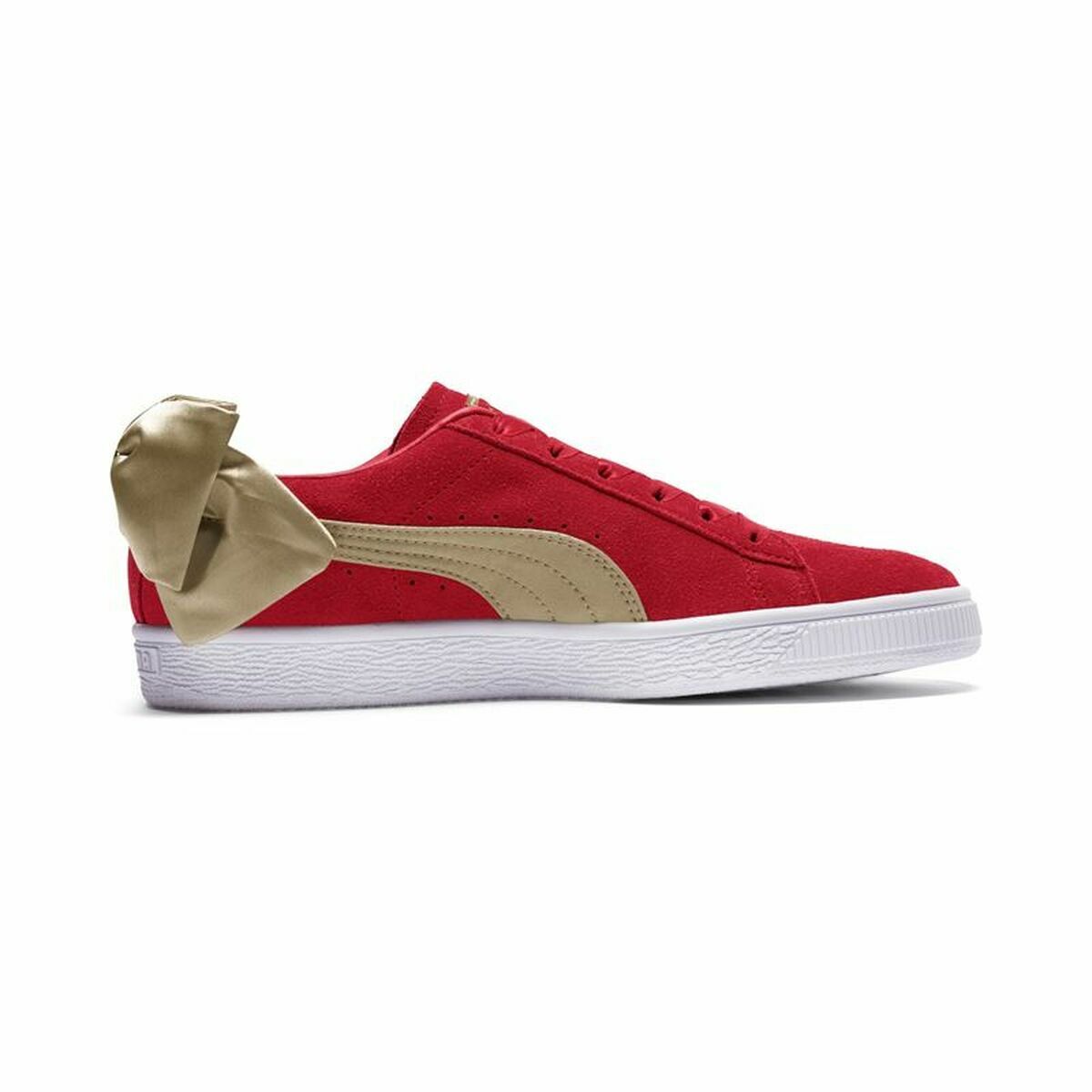 Casual Träningsskor Dam Puma Sportswear Suede Bow Varsity Röd - 2