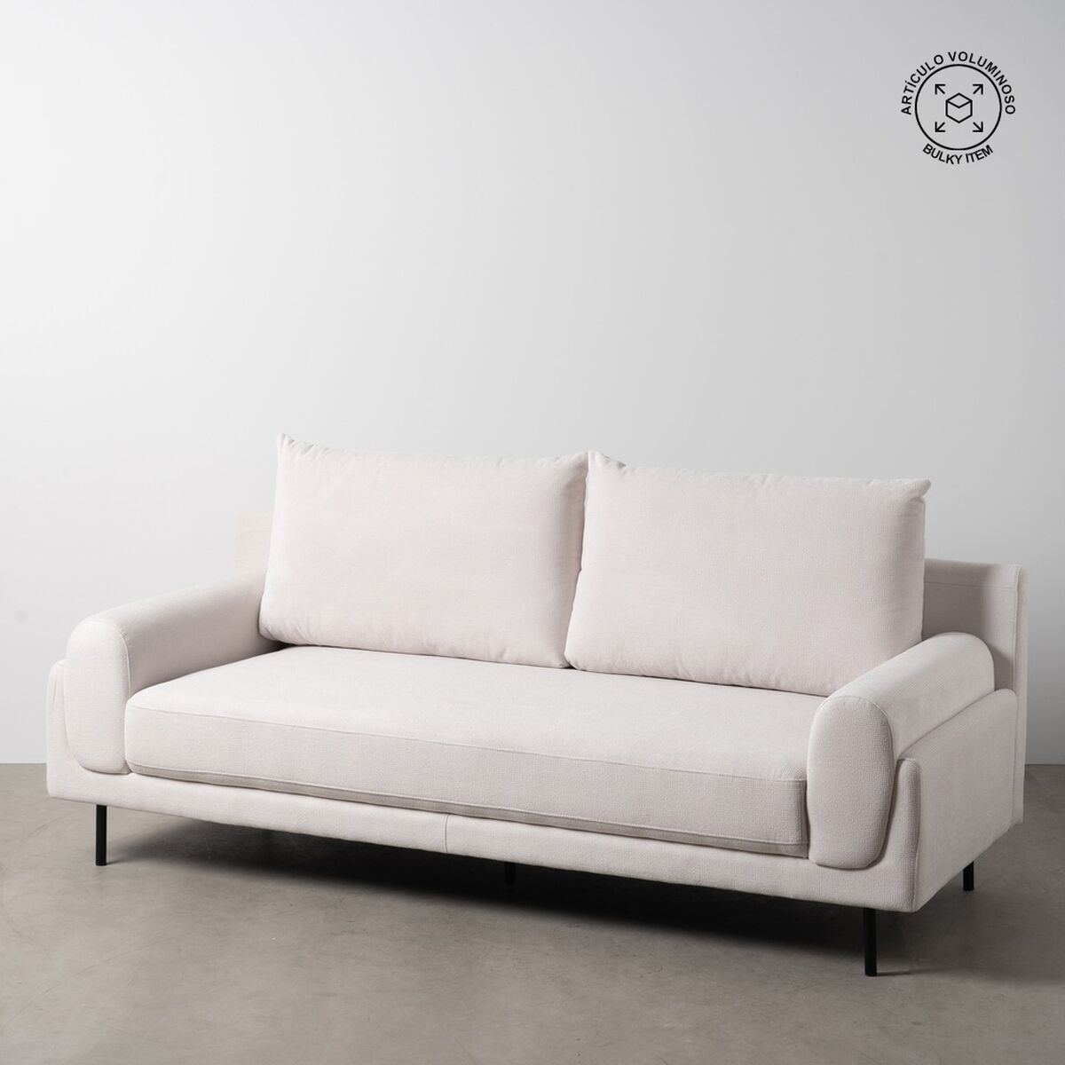 Soffa Kräm 216 x 86 x 90 cm - 2