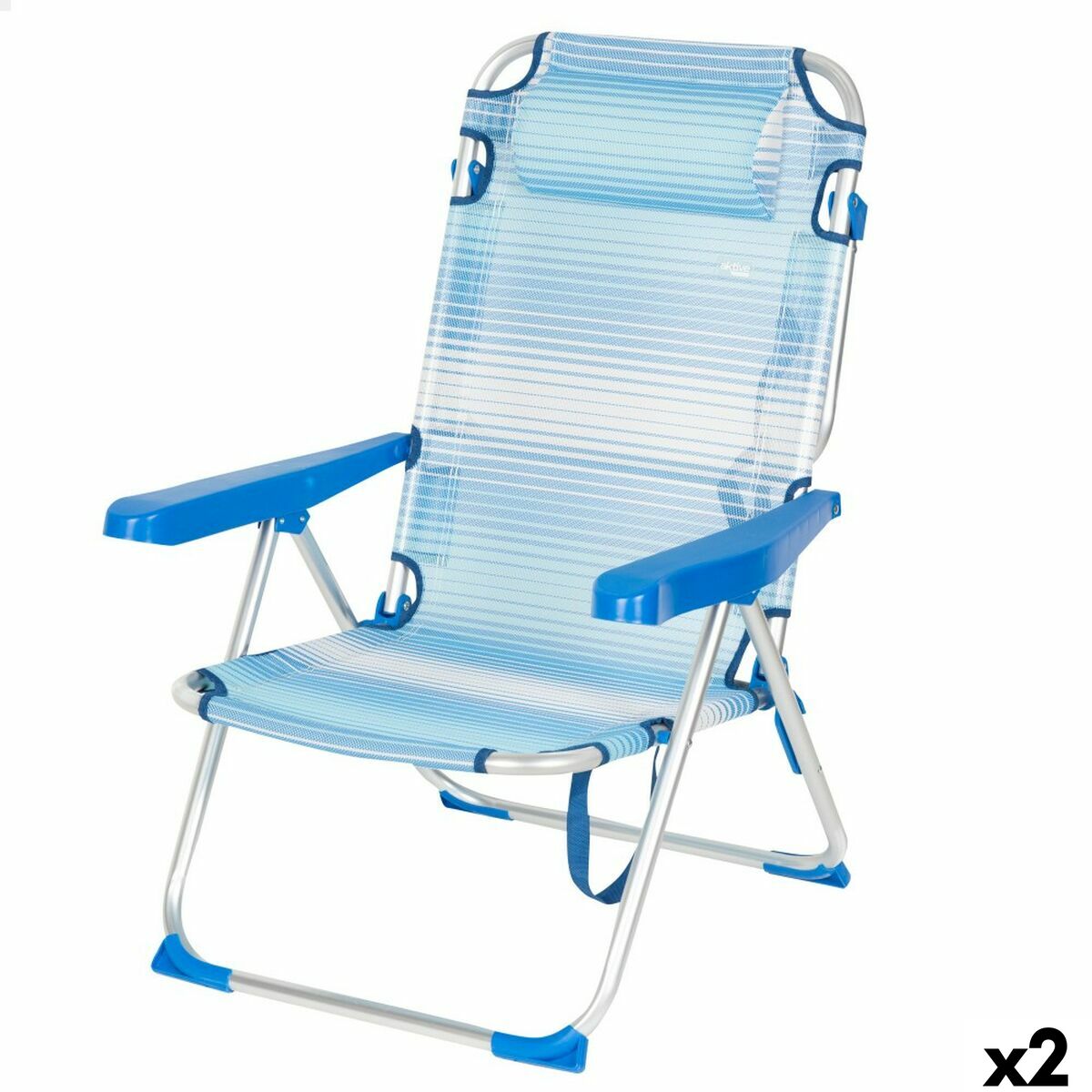 Strandstol Aktive 48 x 90 x 60 cm (2 antal)