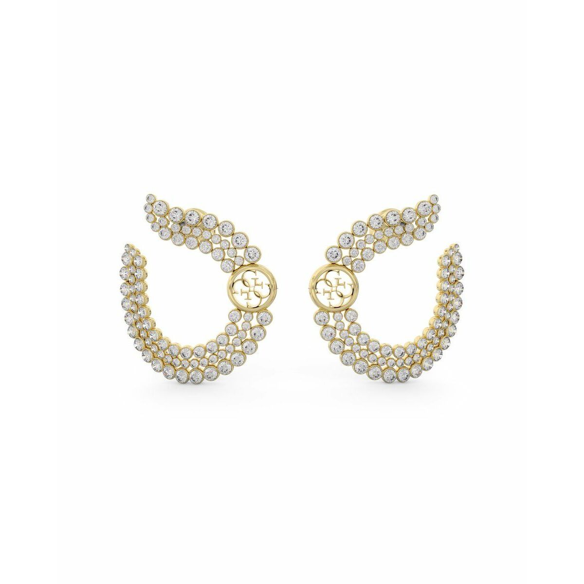 Dam örhängen Guess JUBE03368JWYGT-U 1 cm