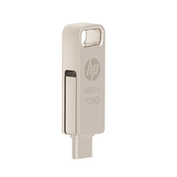 USB-minne PNY HPFD206C-128 Silvrig 128 GB
