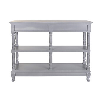 Skänk DKD Home Decor Grå Naturell Paulowniaträ Trä MDF 117 x 39 x 89 cm