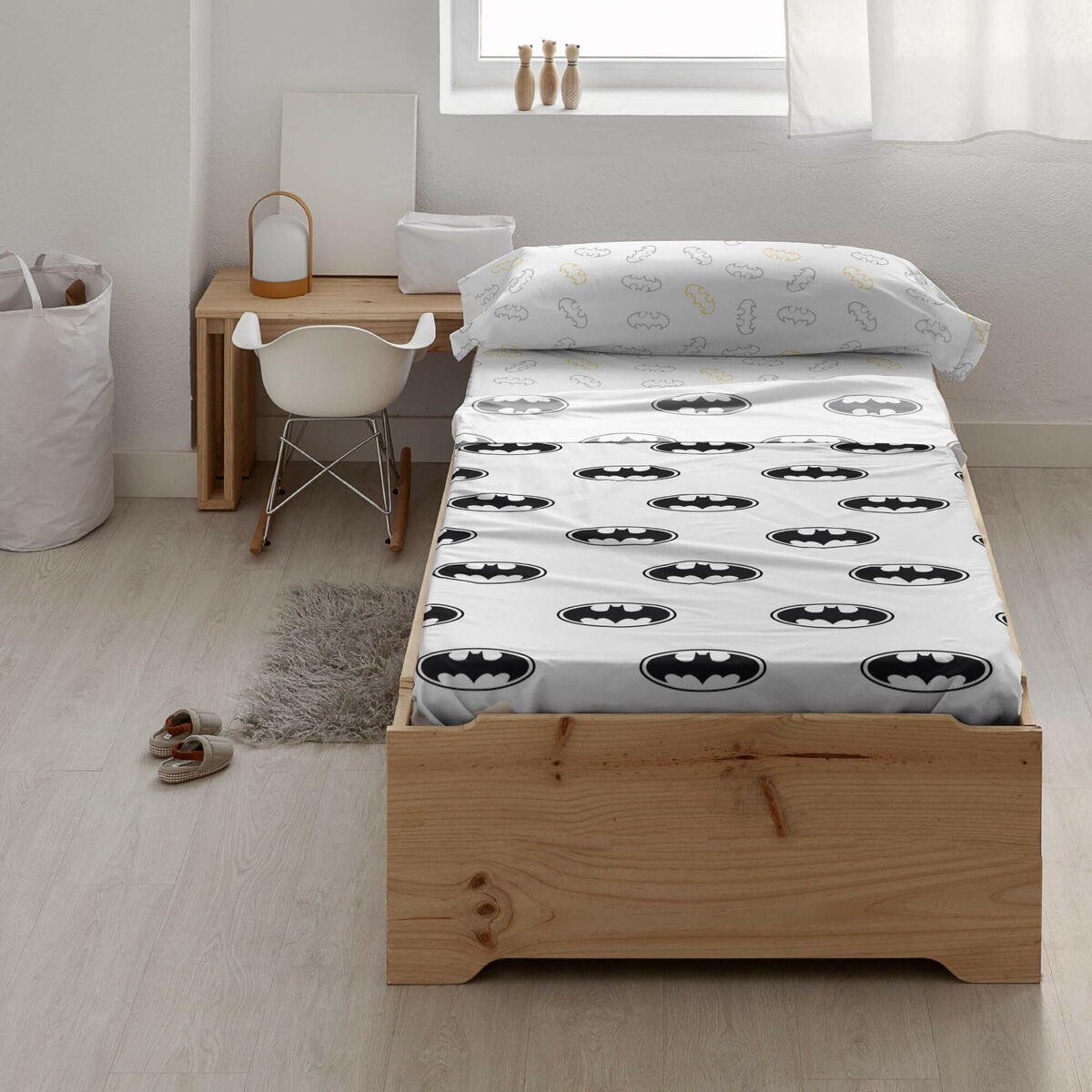 Bäddset Batman Basic Multicolour Säng 135 cm - 3