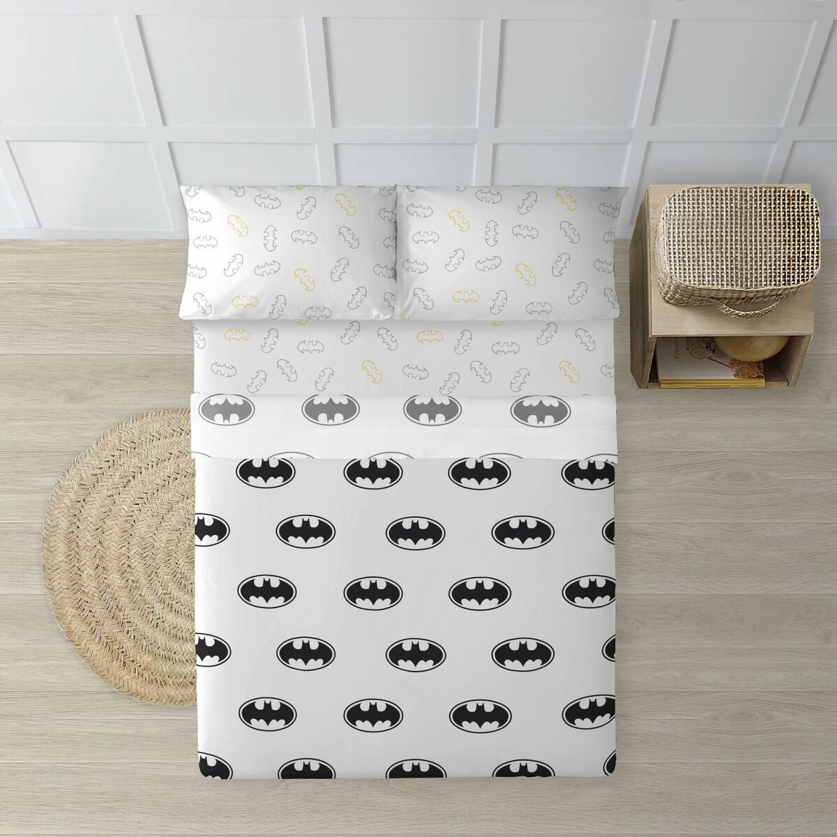 Bäddset Batman Basic Multicolour Säng 135 cm - 4