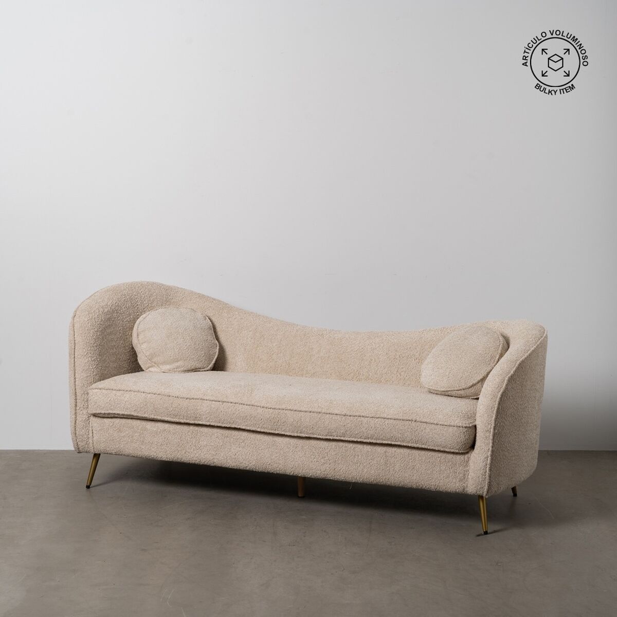Soffa Beige 195 x 74 x 77 cm - 2