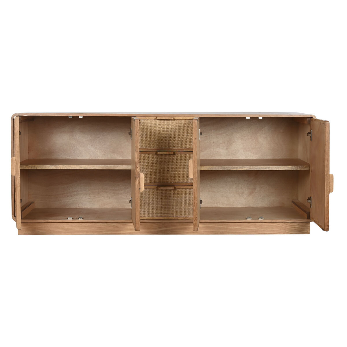 Skänk Home ESPRIT Naturell Rattan Tölgy Trä MDF 182 x 45 x 71 cm - 4