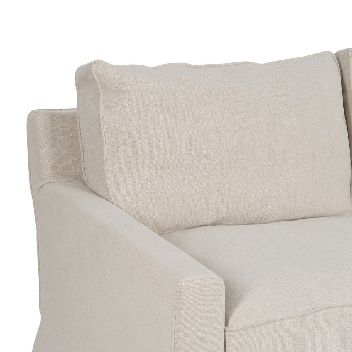 Soffa Kräm 260 x 100 x 83 cm - 6