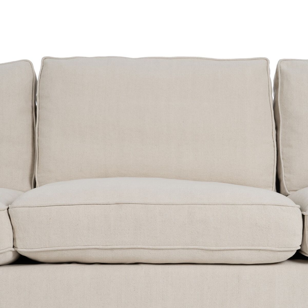 Soffa Kräm 260 x 100 x 83 cm - 7