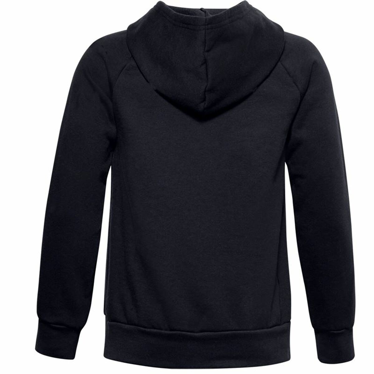 Tröja med huva Unisex Under Armour Fleece Rival Big Logo Svart - 2