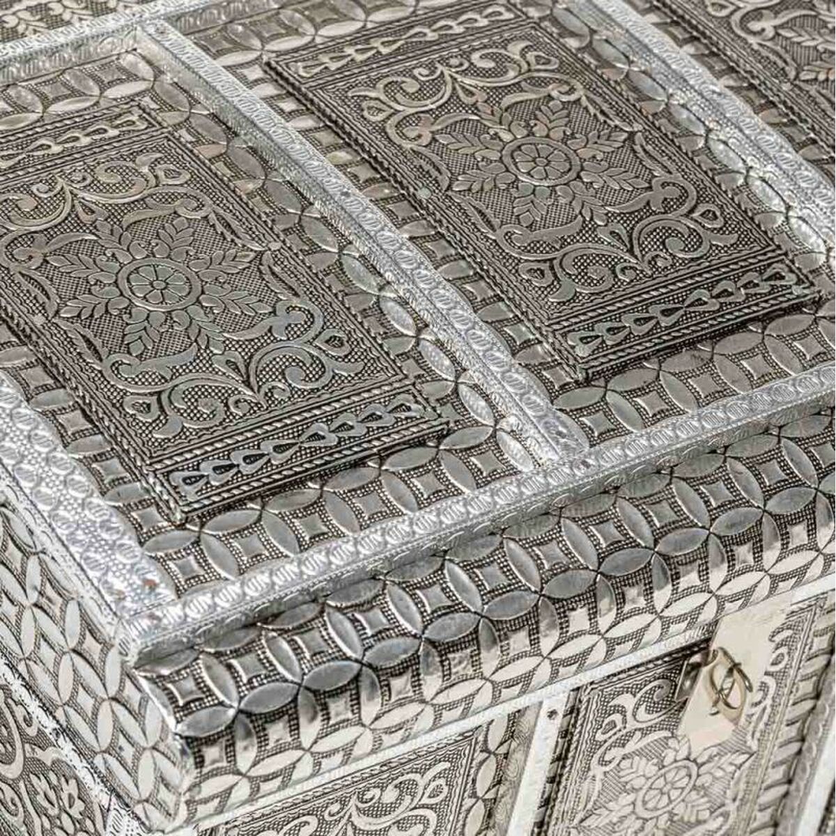 Smyckeskrin Alexandra House Living Silvrig Aluminium Trä MDF 20 x 25 x 30 cm - 7