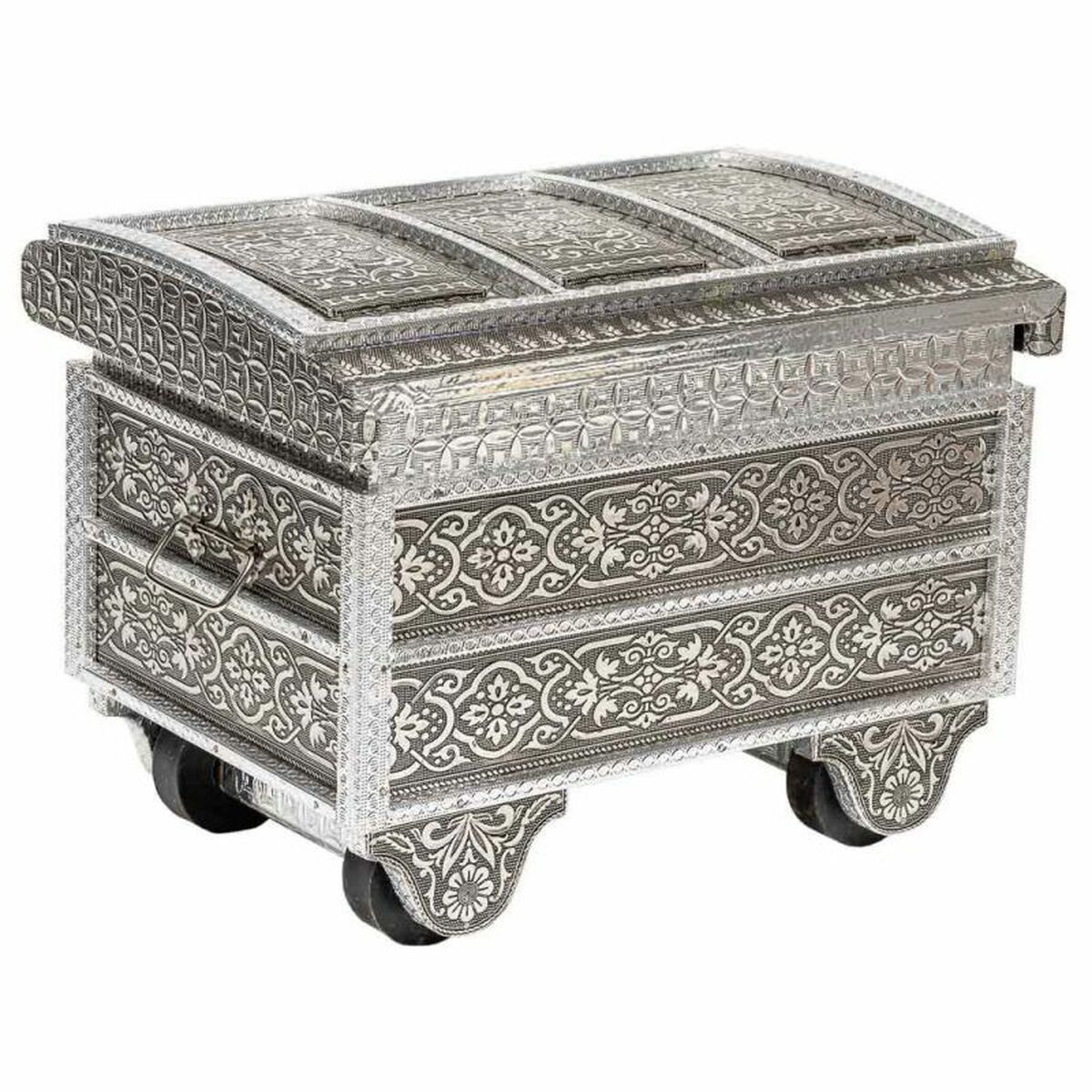 Smyckeskrin Alexandra House Living Silvrig Aluminium Trä MDF 20 x 25 x 30 cm - 5