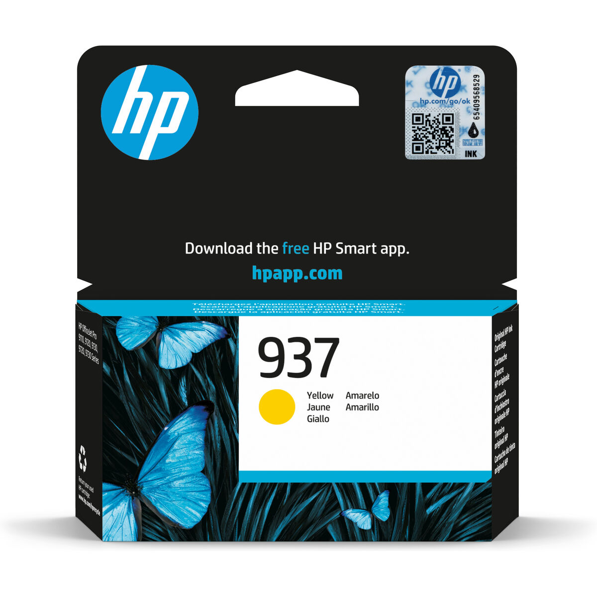 Original Toner HP 937 Gul (1 antal)