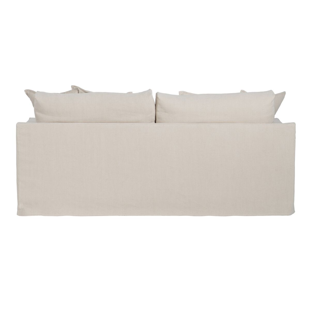 Soffa Svart Kräm 215 x 94 x 94 cm - 4